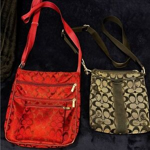 Red and Black Crossbody Bags 2 for 1 price